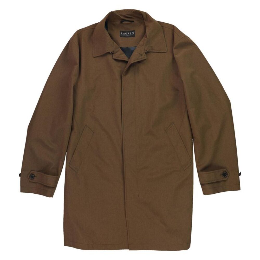 Ralph Lauren Mens Solid Raincoat, NWT